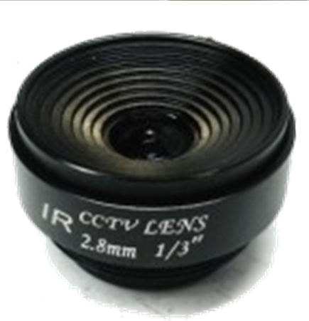 F1.6 2.8mm Fixed Aperture MANUAL Zoom CCTV Camera Lens